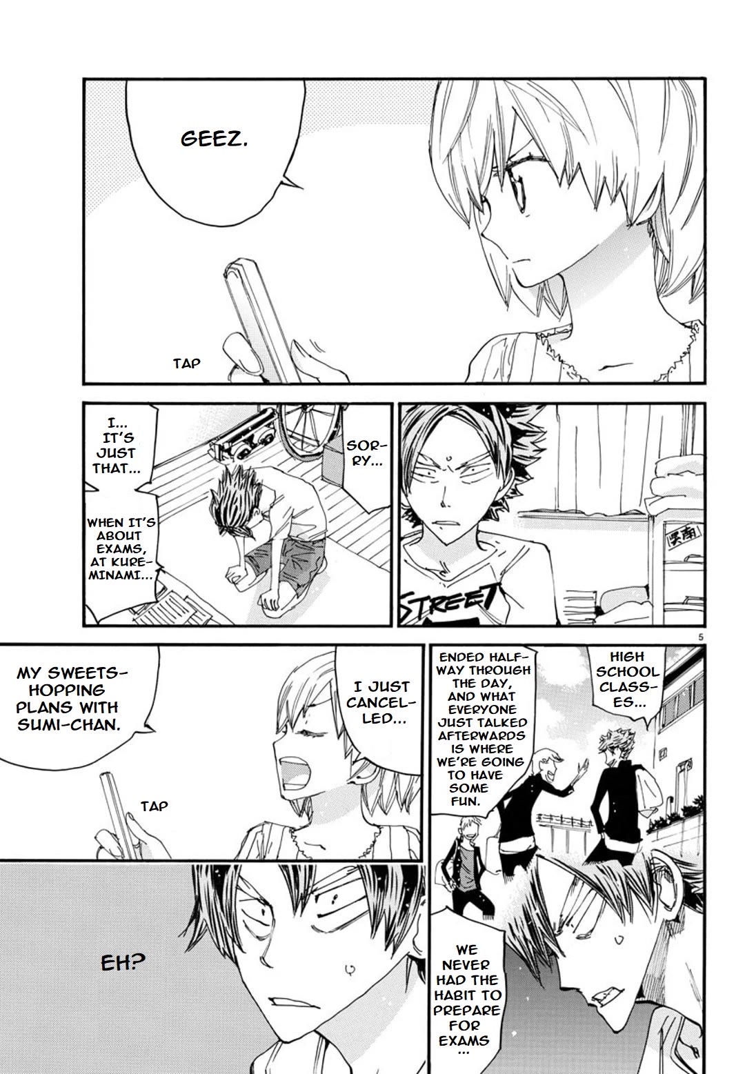 Yowamushi Pedal - Spare Bike Chapter 125 page 6 - Chapter 125: Wavering Eikichi-kun!