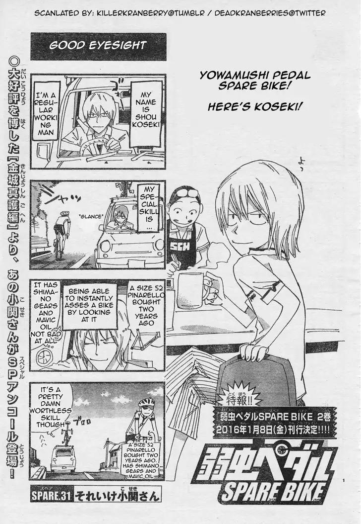 Yowamushi Pedal - Spare Bike Chapter 31 page 1 - Chapter 31