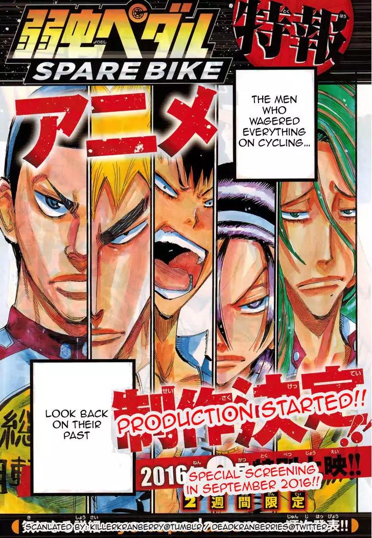Yowamushi Pedal - Spare Bike Chapter 38 page 1 - Chapter 38
