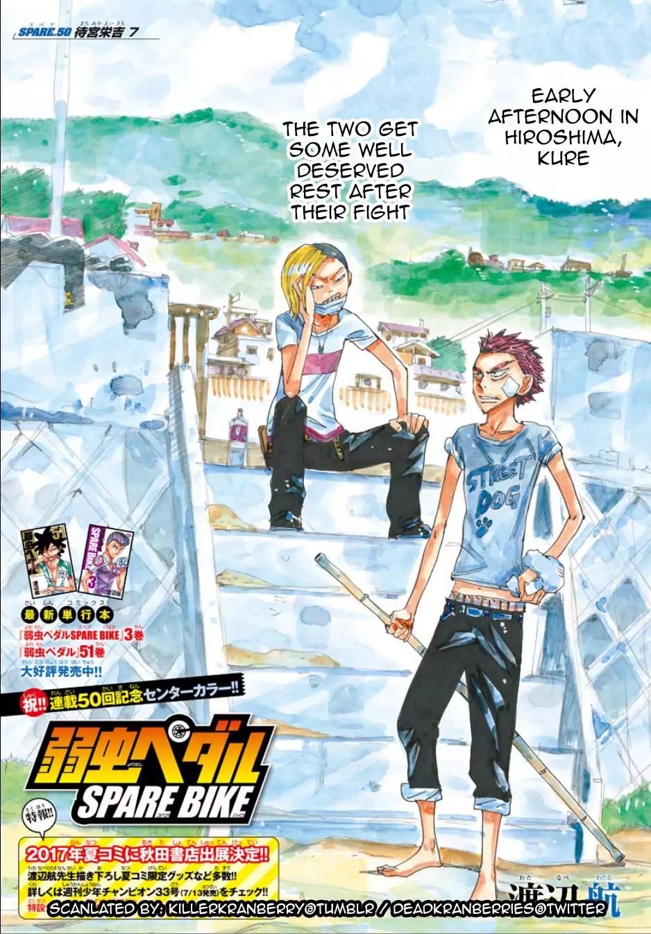 Yowamushi Pedal - Spare Bike Chapter 50 page 2 - Chapter 50