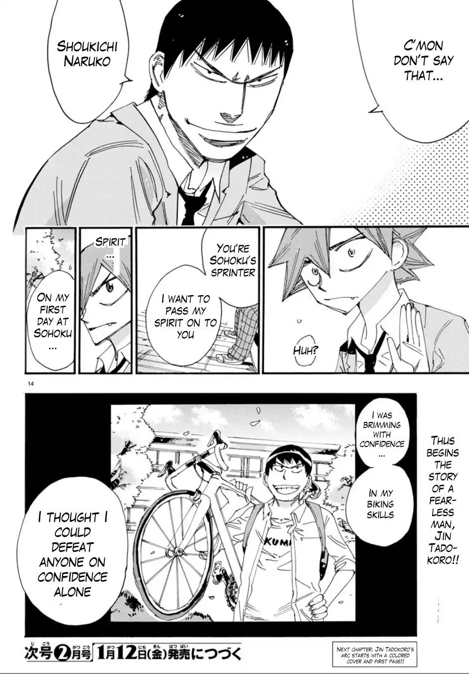 Yowamushi Pedal - Spare Bike Chapter 55 page 14 - Chapter 55