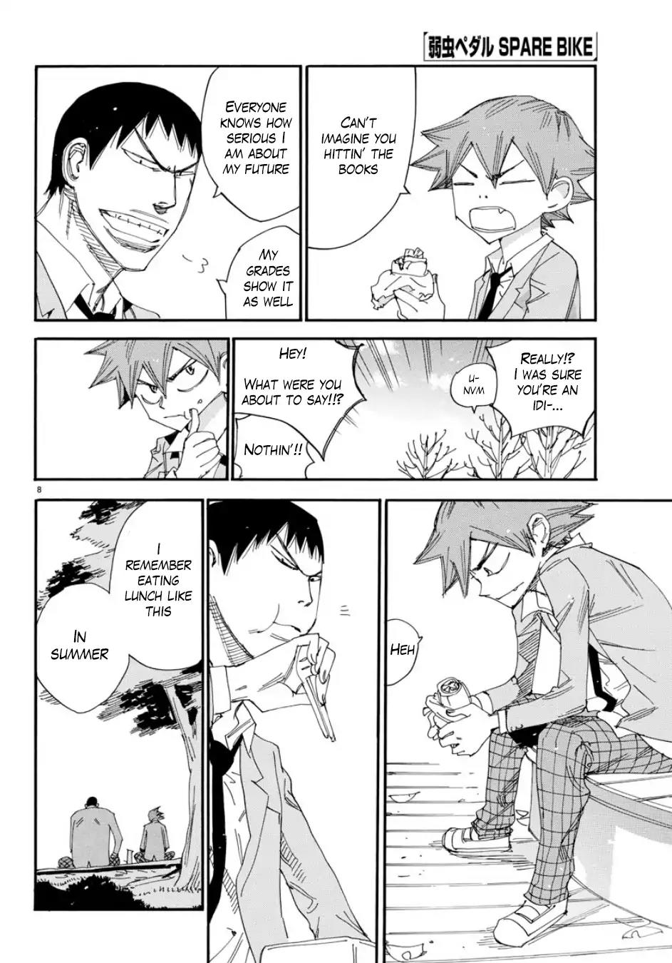 Yowamushi Pedal - Spare Bike Chapter 55 page 8 - Chapter 55