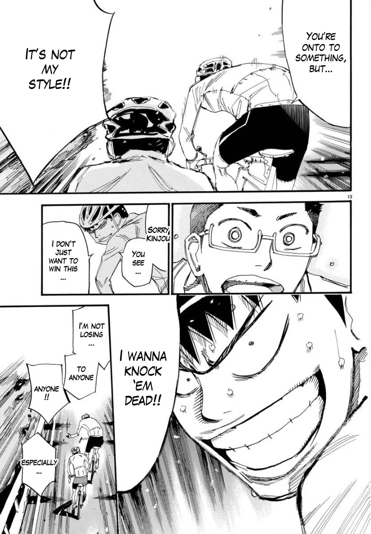Yowamushi Pedal - Spare Bike Chapter 58 page 13 - Chapter 58: Tadokoro Jin 3