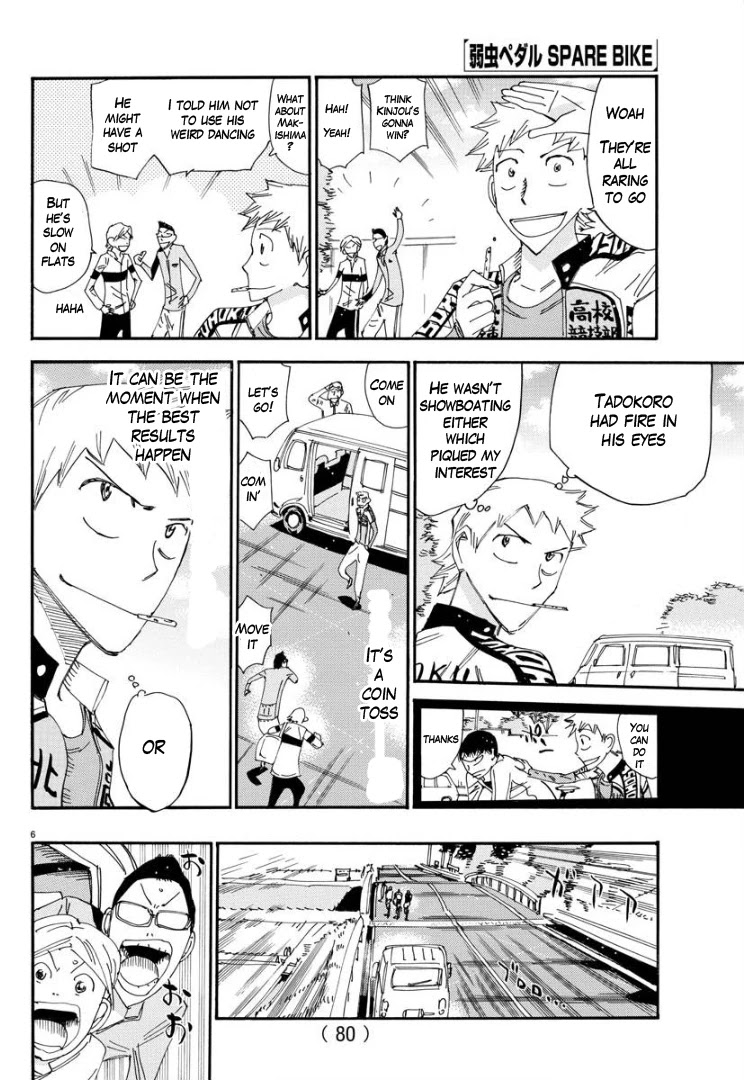 Yowamushi Pedal - Spare Bike Chapter 58 page 6 - Chapter 58: Tadokoro Jin 3