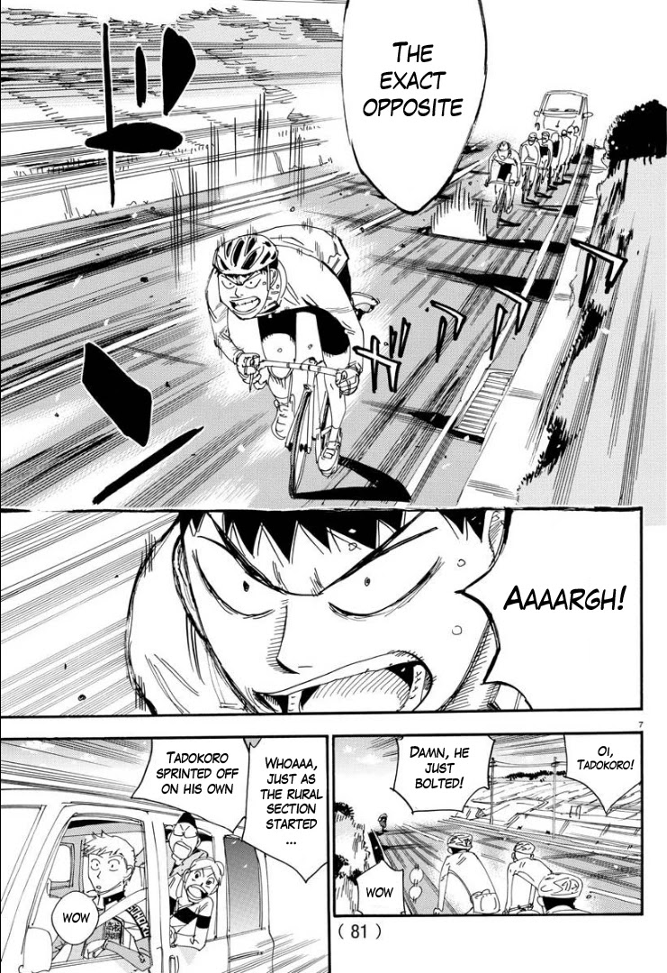 Yowamushi Pedal - Spare Bike Chapter 58 page 7 - Chapter 58: Tadokoro Jin 3
