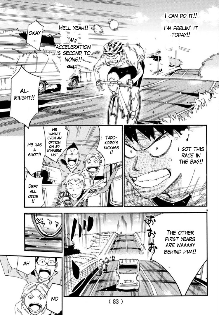 Yowamushi Pedal - Spare Bike Chapter 58 page 9 - Chapter 58: Tadokoro Jin 3