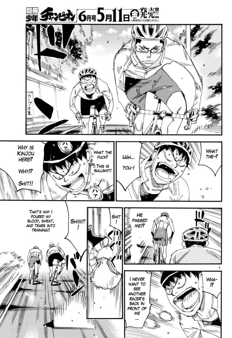 Yowamushi Pedal - Spare Bike Chapter 59 page 5 - Chapter 59: Tadokoro Jin 4