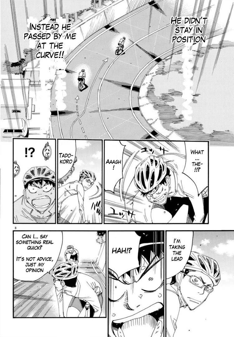 Yowamushi Pedal - Spare Bike Chapter 59 page 8 - Chapter 59: Tadokoro Jin 4