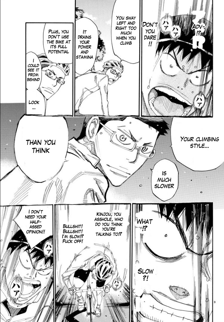 Yowamushi Pedal - Spare Bike Chapter 59 page 9 - Chapter 59: Tadokoro Jin 4