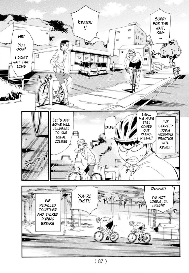 Yowamushi Pedal - Spare Bike Chapter 60 page 13 - Chapter 60: Tadokoro Jin 5