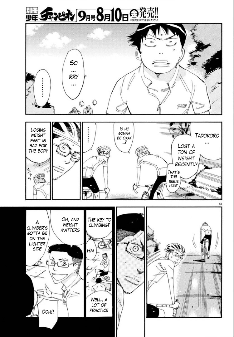Yowamushi Pedal - Spare Bike Chapter 61 page 12 - Chapter 61: Tadokoro Jin 6