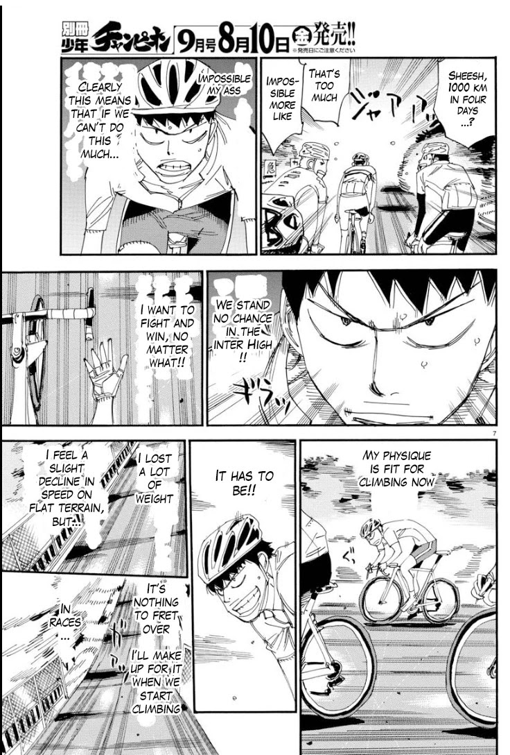 Yowamushi Pedal - Spare Bike Chapter 61 page 7 - Chapter 61: Tadokoro Jin 6