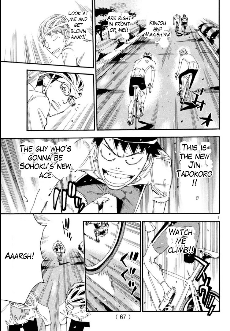 Yowamushi Pedal - Spare Bike Chapter 61 page 9 - Chapter 61: Tadokoro Jin 6