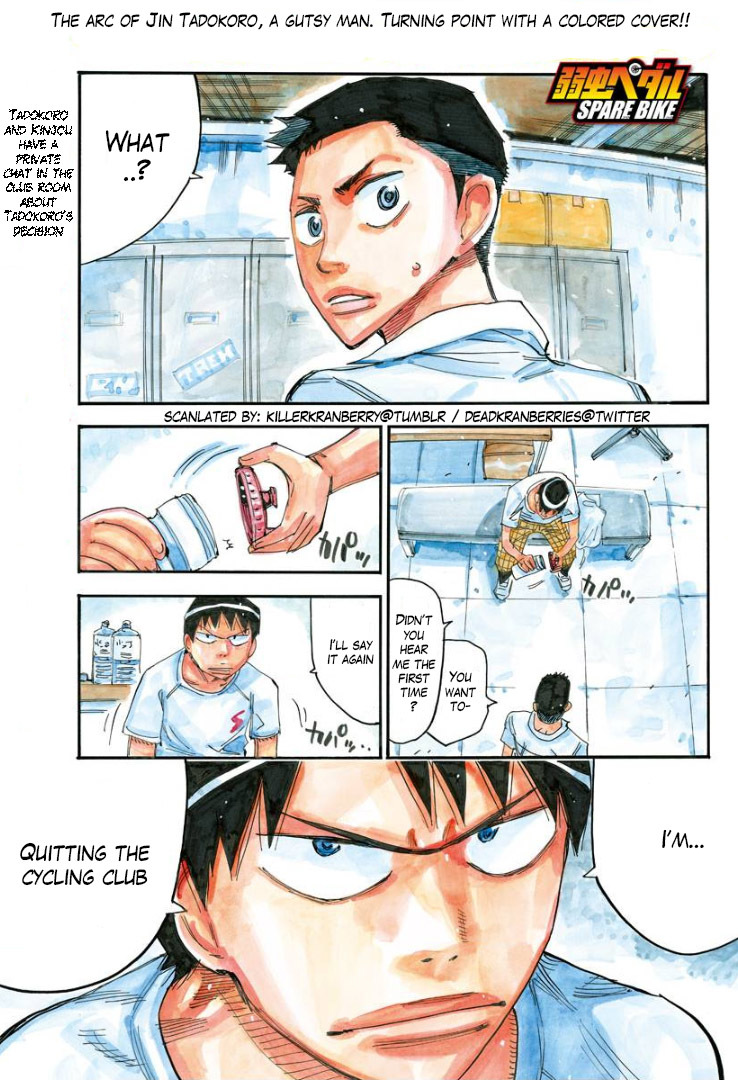 Yowamushi Pedal - Spare Bike Chapter 62 page 2 - Chapter 62: Tadokoro Jin 7