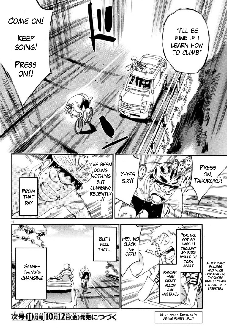 Yowamushi Pedal - Spare Bike Chapter 63 page 15 - Chapter 63: Tadokoro Jin 8