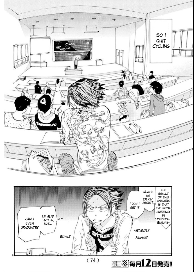 Yowamushi Pedal - Spare Bike Chapter 68 page 8 - Chapter 68: Yonan University 2