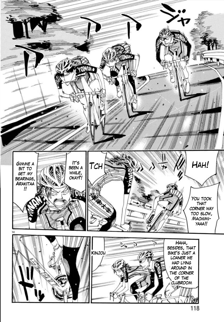 Yowamushi Pedal - Spare Bike Chapter 71 page 13 - Chapter 71: Yonan University 5