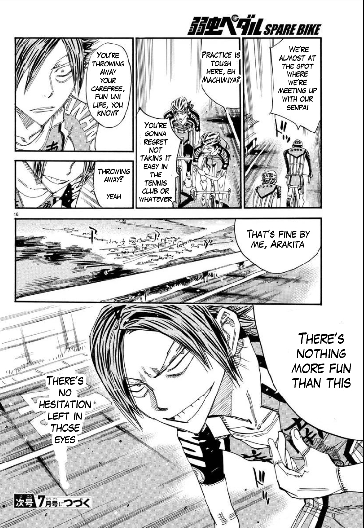 Yowamushi Pedal - Spare Bike Chapter 71 page 15 - Chapter 71: Yonan University 5