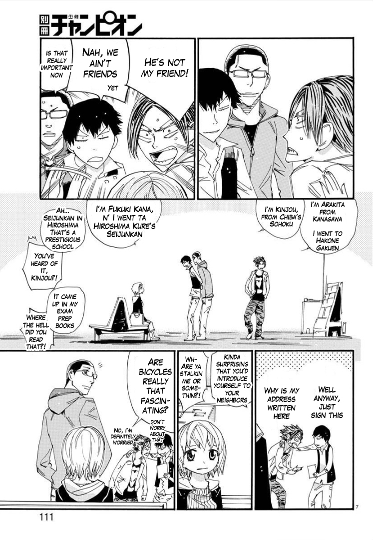 Yowamushi Pedal - Spare Bike Chapter 71 page 8 - Chapter 71: Yonan University 5