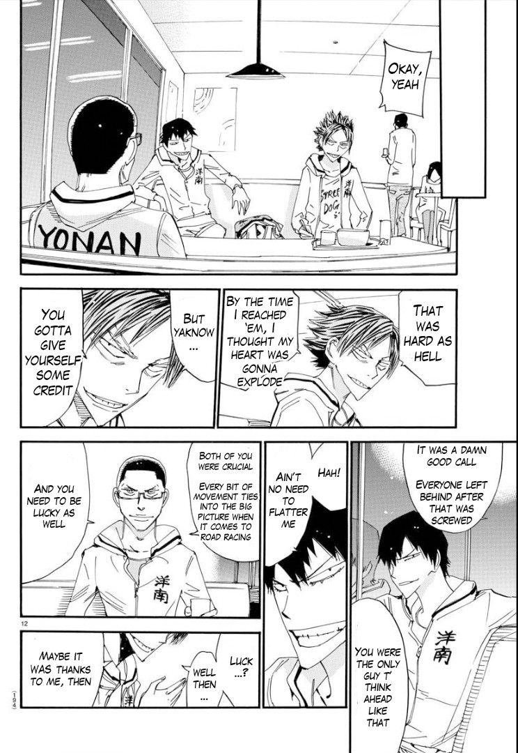 Yowamushi Pedal - Spare Bike Chapter 72 page 12 - Chapter 72: Yonan University 6