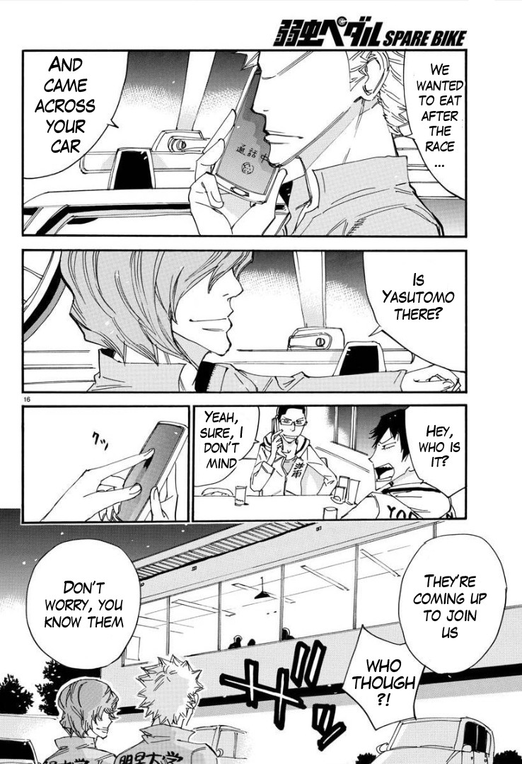 Yowamushi Pedal - Spare Bike Chapter 72 page 15 - Chapter 72: Yonan University 6