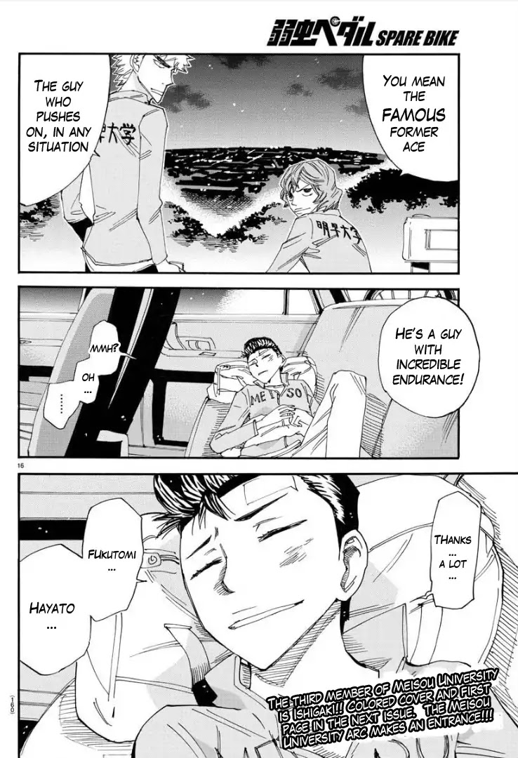 Yowamushi Pedal - Spare Bike Chapter 73 page 16 - Chapter 73