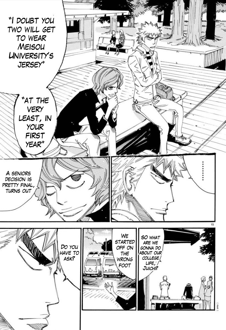 Yowamushi Pedal - Spare Bike Chapter 74 page 17 - Chapter 74: Meisou University 2