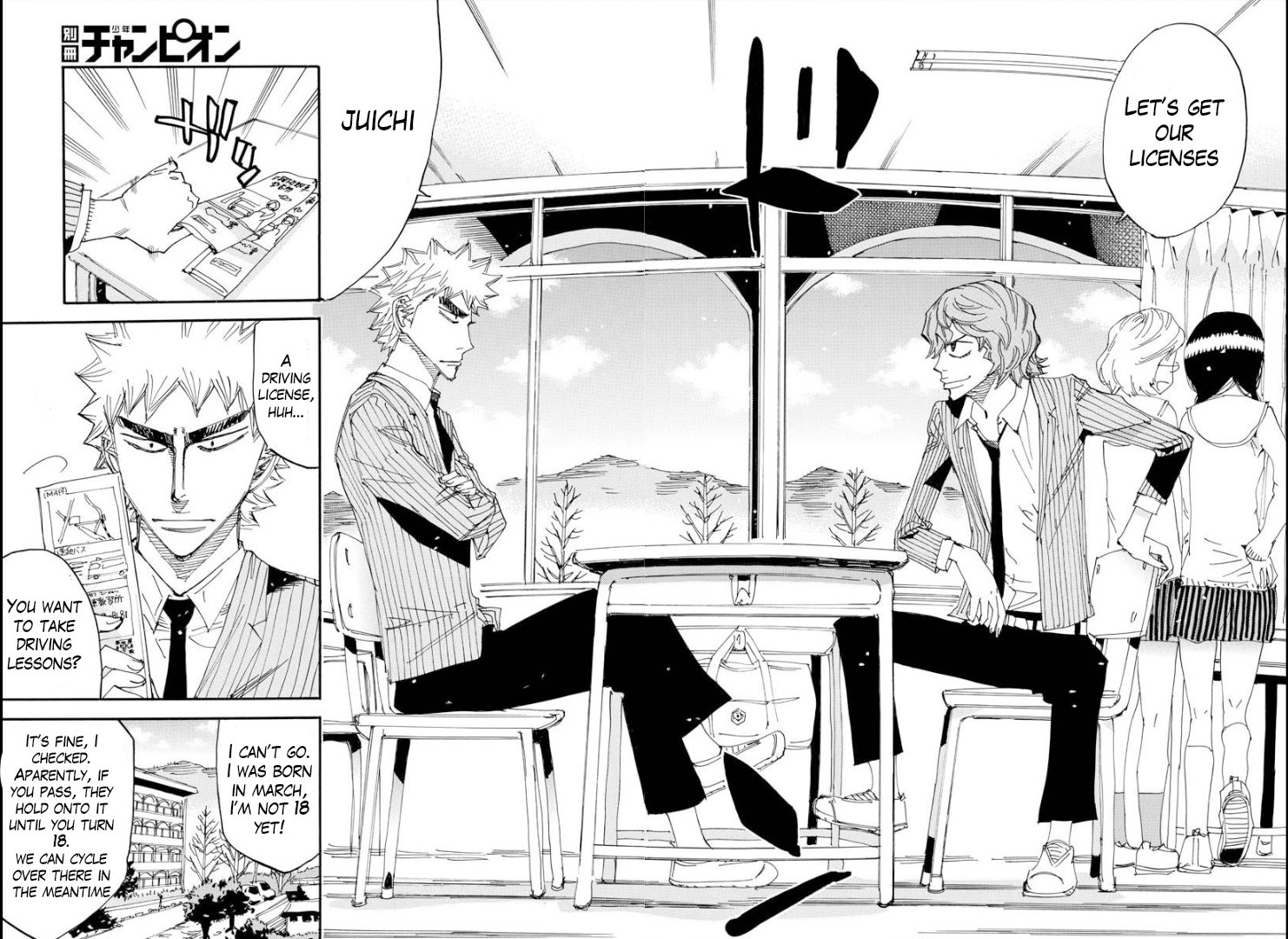Yowamushi Pedal - Spare Bike Chapter 77 page 5 - Chapter 77: Hakone University 0