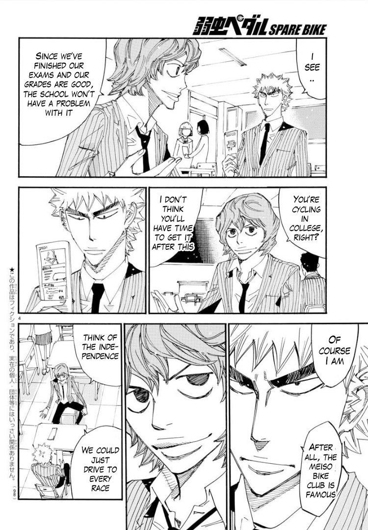 Yowamushi Pedal - Spare Bike Chapter 77 page 6 - Chapter 77: Hakone University 0