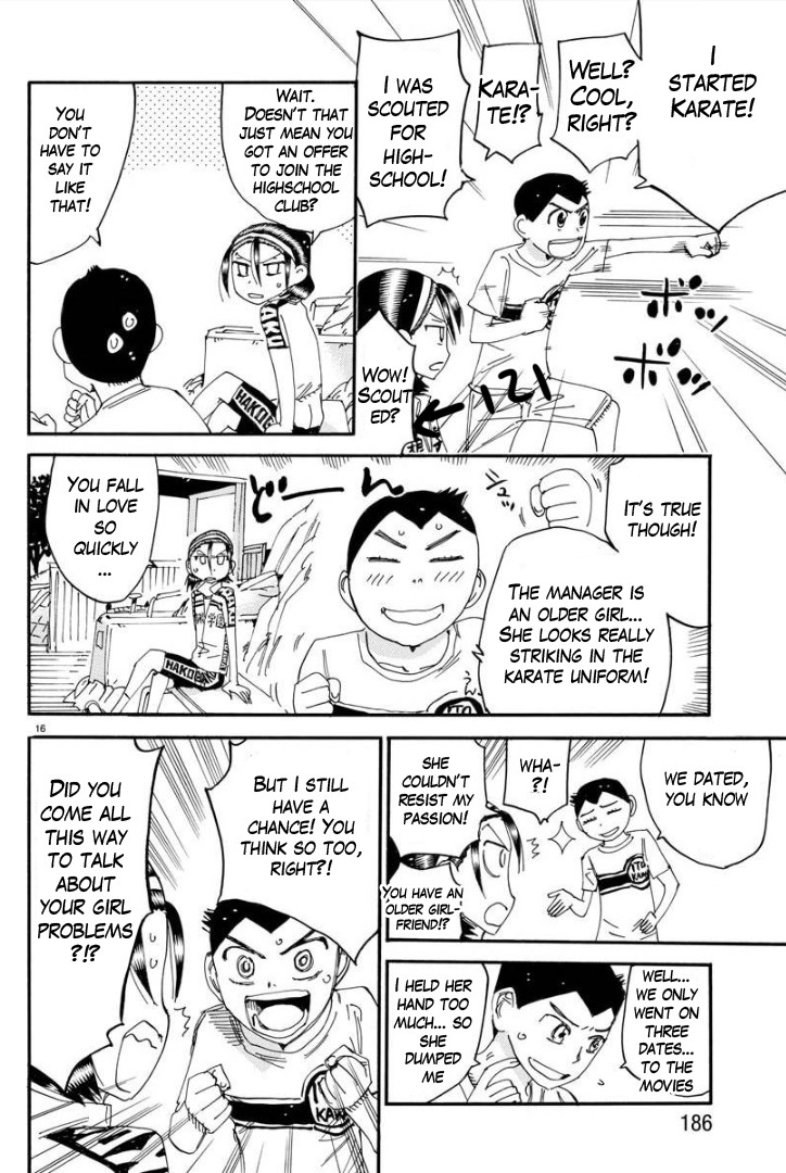 Yowamushi Pedal - Spare Bike Chapter 78 page 16 - Chapter 78: Toudou Jinpachi 9