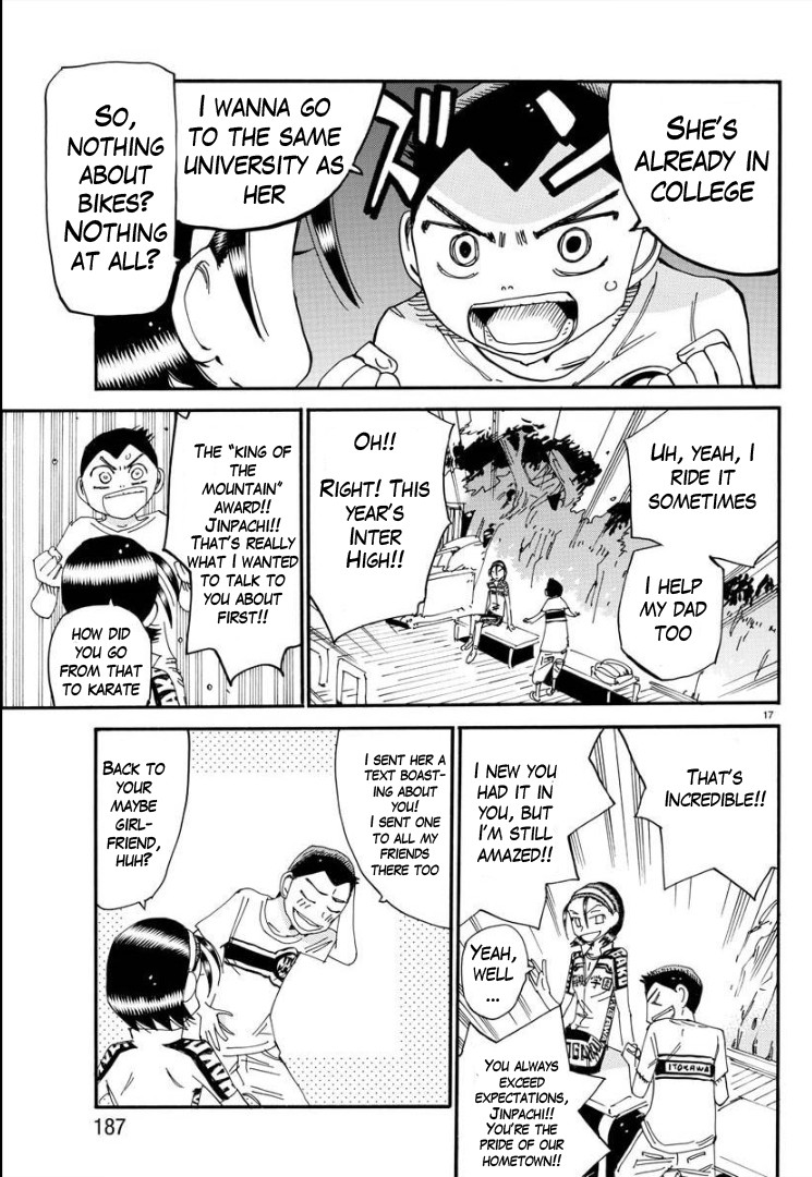 Yowamushi Pedal - Spare Bike Chapter 78 page 17 - Chapter 78: Toudou Jinpachi 9