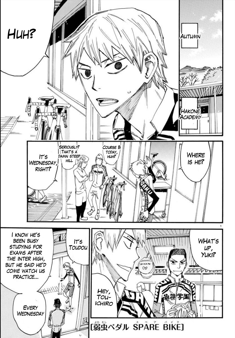 Yowamushi Pedal - Spare Bike Chapter 78 page 3 - Chapter 78: Toudou Jinpachi 9