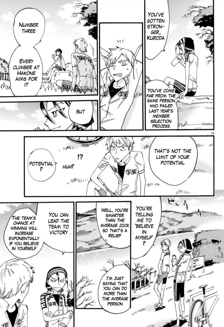 Yowamushi Pedal - Spare Bike Chapter 86 page 13 - Chapter 86: Toudou Jinpachi 17