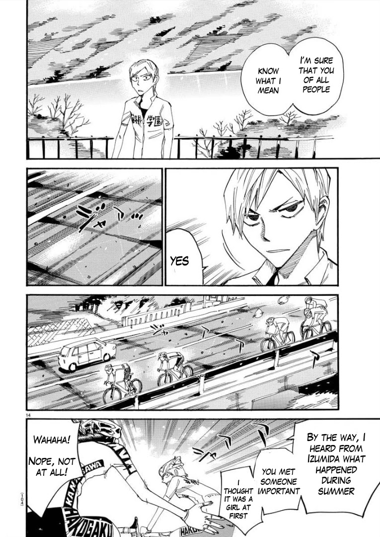 Yowamushi Pedal - Spare Bike Chapter 86 page 14 - Chapter 86: Toudou Jinpachi 17