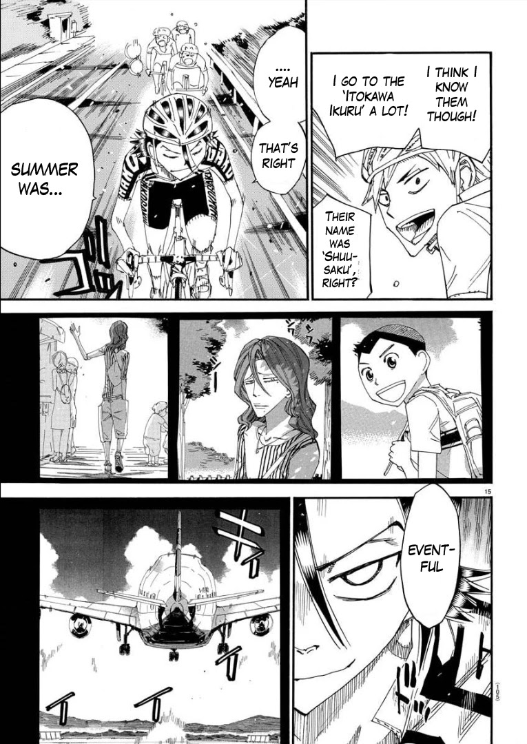 Yowamushi Pedal - Spare Bike Chapter 86 page 15 - Chapter 86: Toudou Jinpachi 17