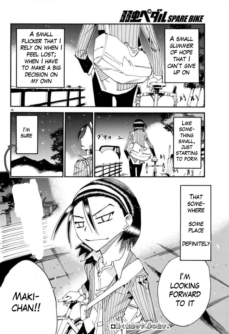 Yowamushi Pedal - Spare Bike Chapter 86 page 18 - Chapter 86: Toudou Jinpachi 17