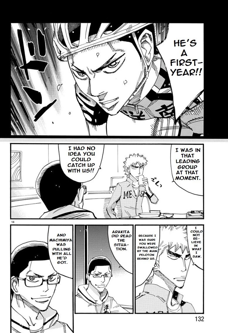 Yowamushi Pedal - Spare Bike Chapter 88 page 14 - Chapter 88: Family Restaurant 2