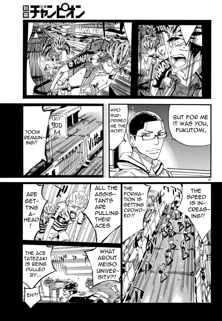 Yowamushi Pedal - Spare Bike Chapter 88 page 15 - Chapter 88: Family Restaurant 2