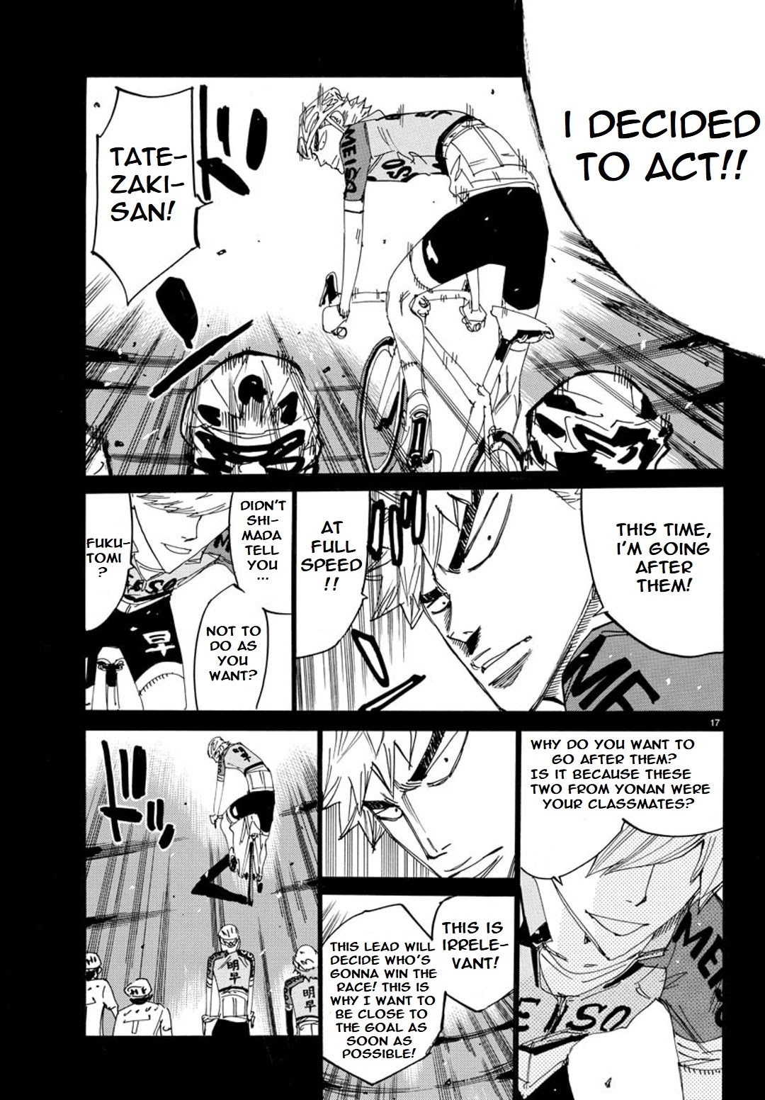Yowamushi Pedal - Spare Bike Chapter 89 page 16 - Chapter 89: Family Restaurant 3