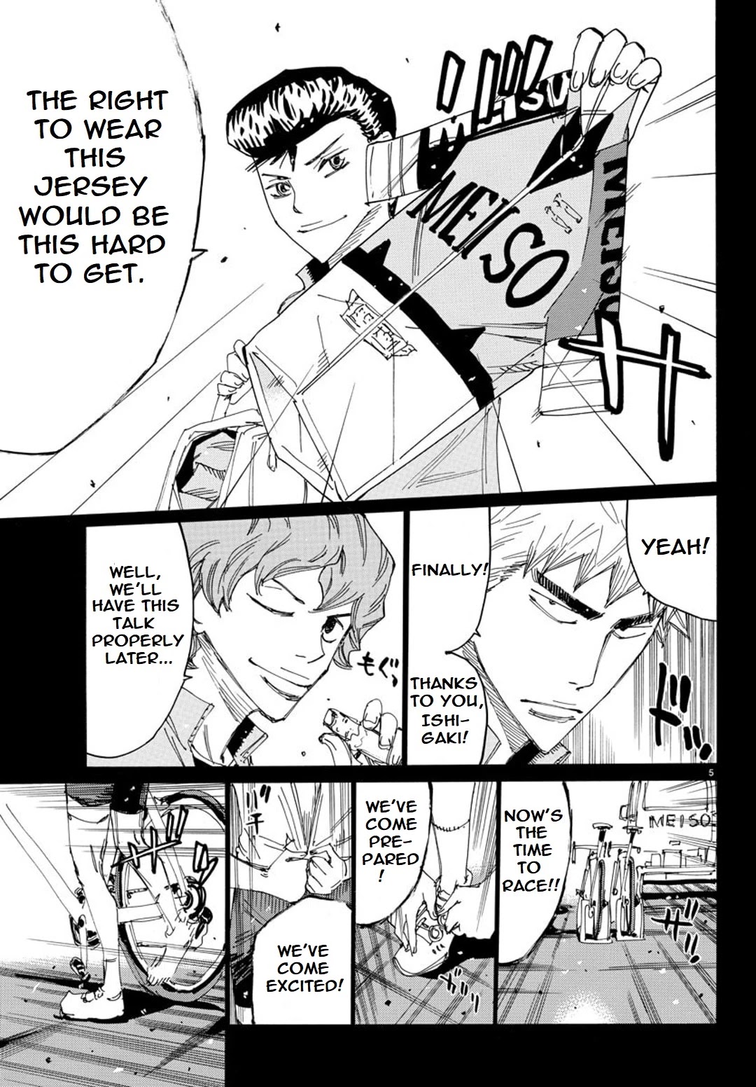 Yowamushi Pedal - Spare Bike Chapter 89 page 5 - Chapter 89: Family Restaurant 3