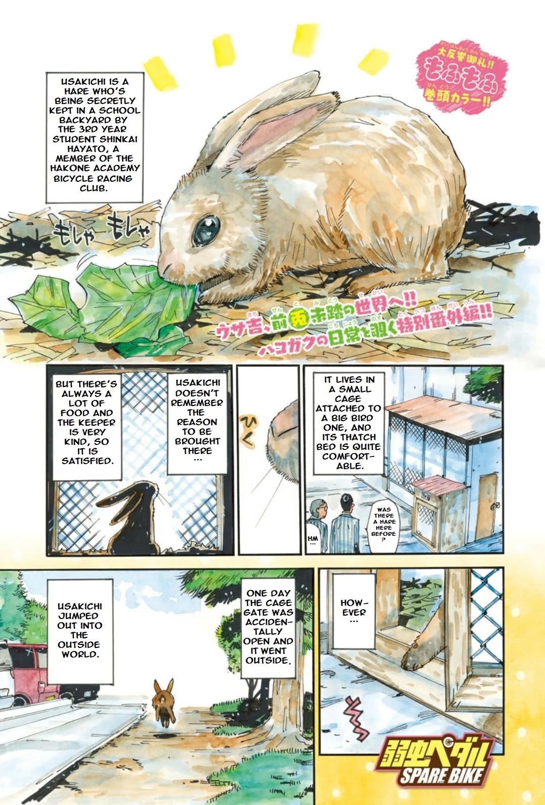 Yowamushi Pedal - Spare Bike Chapter 91 page 2 - Chapter 91: Usakichi 1