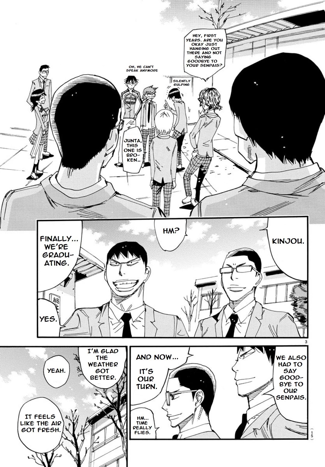 Yowamushi Pedal - Spare Bike Chapter 93 page 6 - Chapter 93: Graduation 1