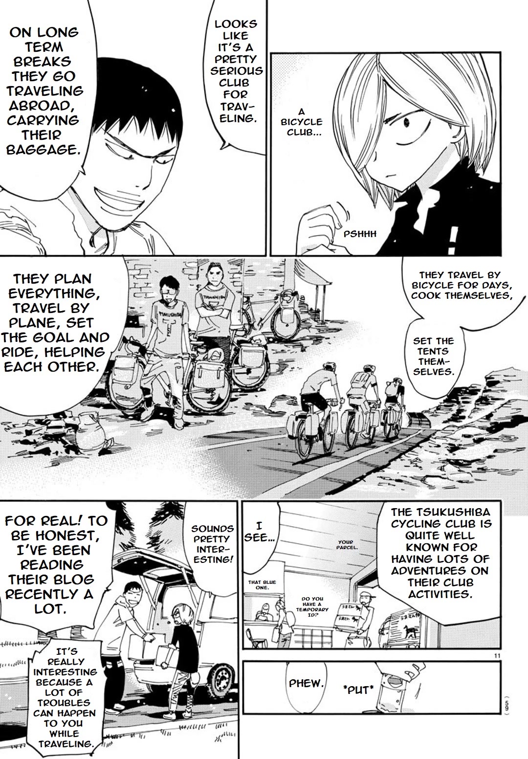 Yowamushi Pedal - Spare Bike Chapter 94 page 11 - Chapter 94: Tsukushiba University 1