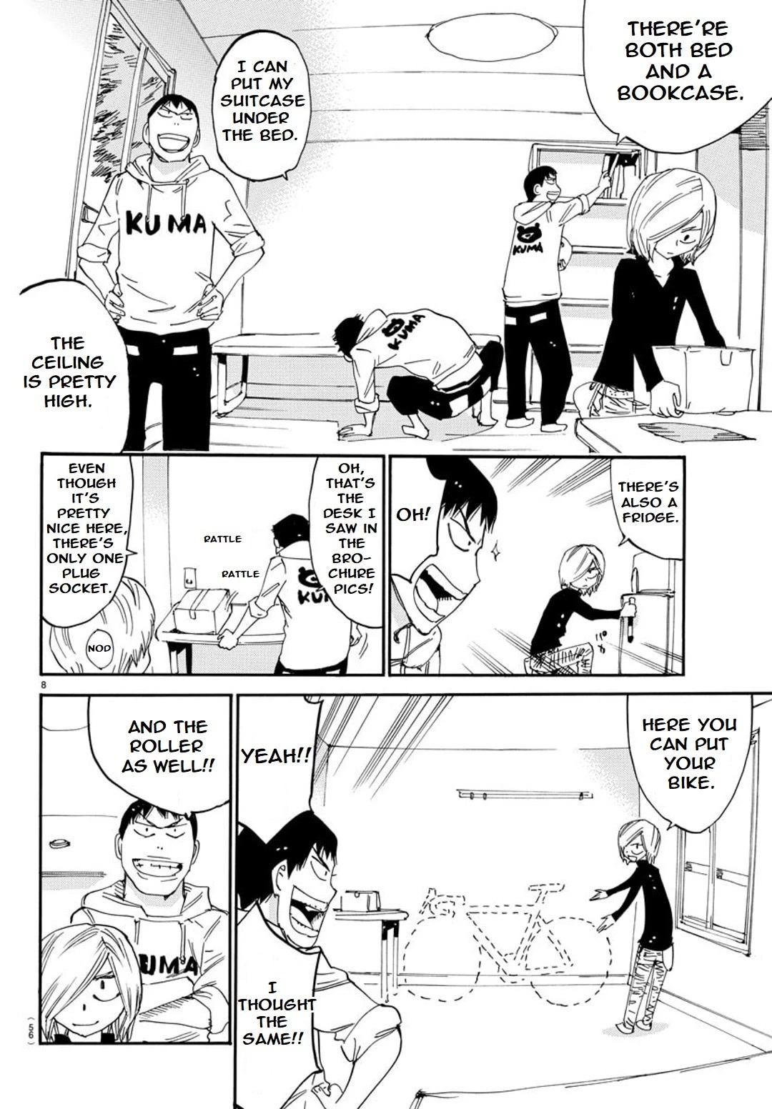 Yowamushi Pedal - Spare Bike Chapter 94 page 8 - Chapter 94: Tsukushiba University 1