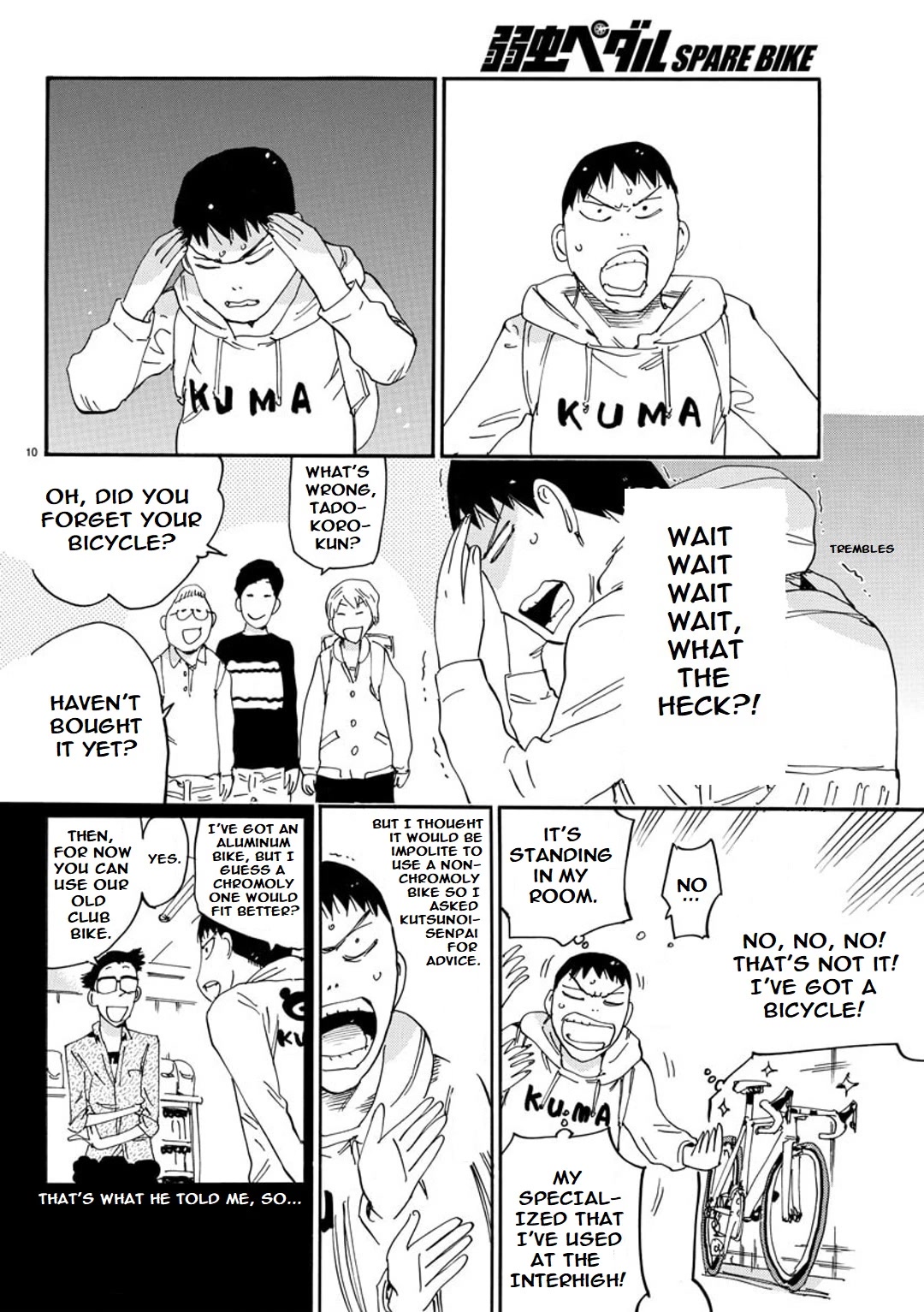 Yowamushi Pedal - Spare Bike Chapter 96 page 10 - Chapter 96: Tsukushiba University 3