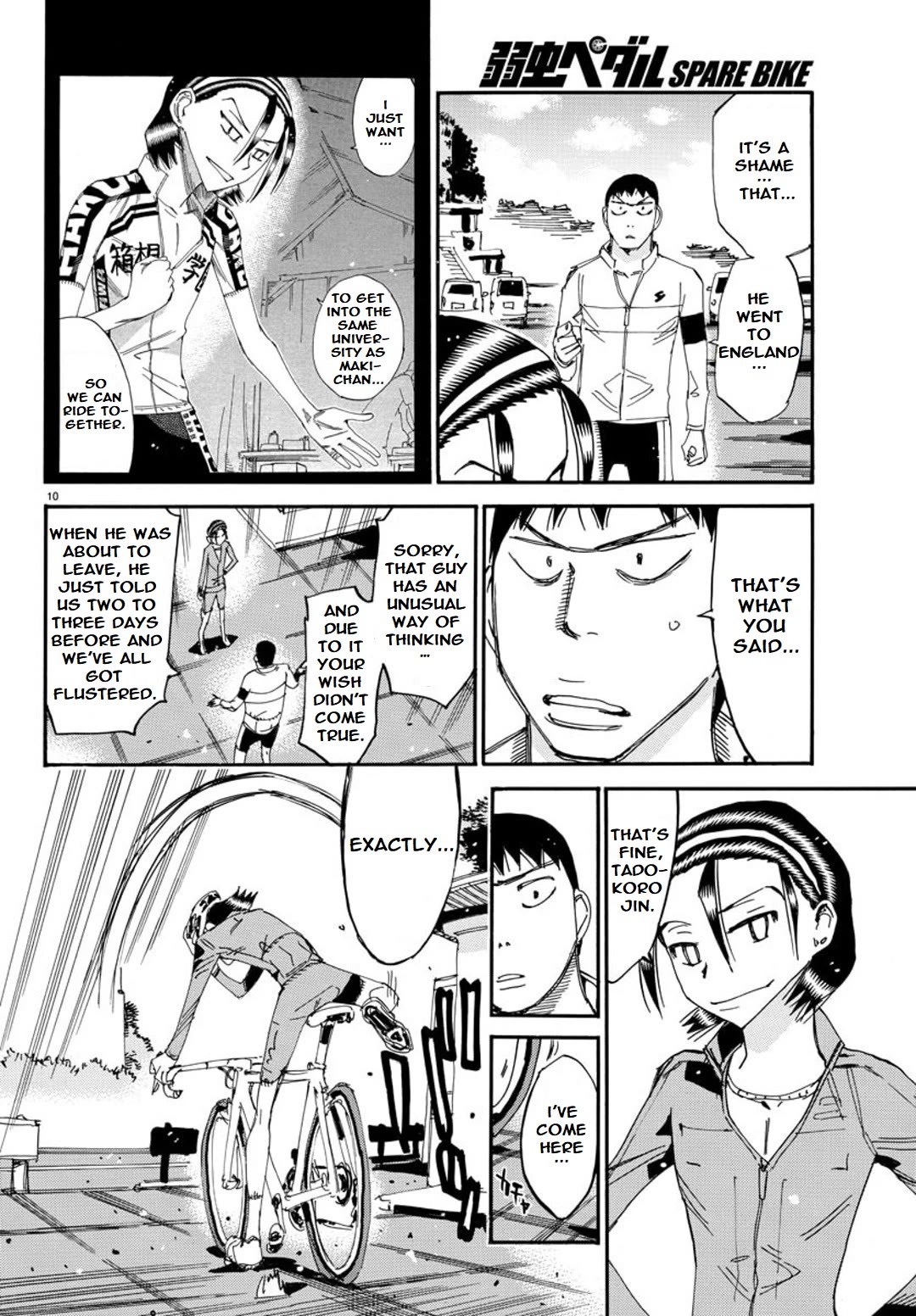 Yowamushi Pedal - Spare Bike Chapter 99 page 10 - Chapter 99: Tsukushiba University 5