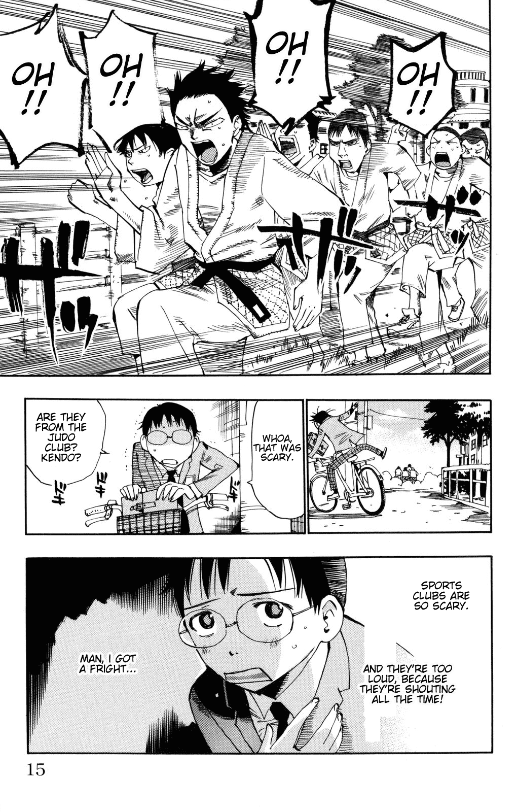 Yowamushi Pedal Chapter 1 page 12 - Chapter 1: Because I Can Go to Akiba for Free