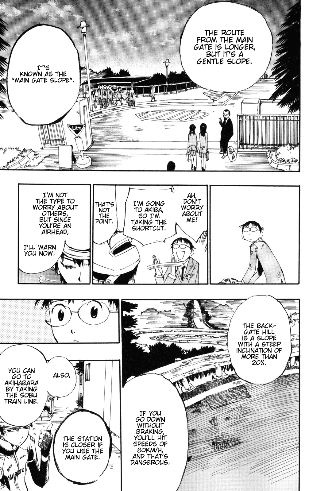 Yowamushi Pedal Chapter 1 page 33 - Chapter 1: Because I Can Go to Akiba for Free