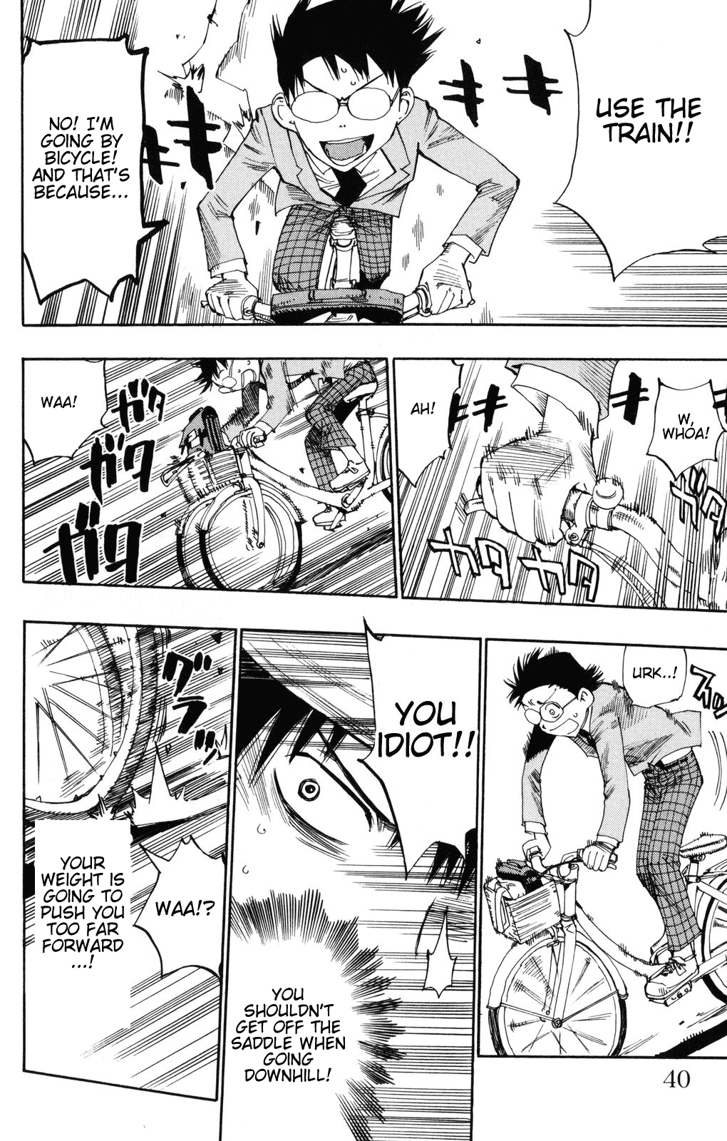 Yowamushi Pedal Chapter 1 page 36 - Chapter 1: Because I Can Go to Akiba for Free