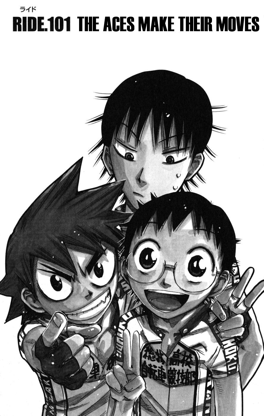 Yowamushi Pedal Chapter 101 page 1 - Chapter 101: The Aces Make Their Move